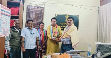 भोर तालुक्याचे सहाय्यक निबंधक पालवे यांचा सहकार भारतीचे वतीने सत्कार