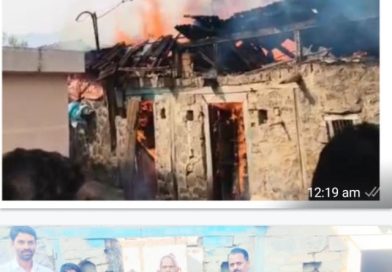 नसरापूर परिसरात सिलिंडर स्फोटग्रस्त कुटुंबाला श्री स्वामी समर्थ सेवेकरी ग्रुपकडून मदतीचा हात