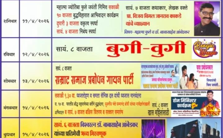लोणंदमध्ये विश्वरत्न डॉ. बाबासाहेब आंबेडकर व महात्मा ज्योतिराव फुले यांची संयुक्त जयंती उत्साहात साजरी होणार लोणंदमध्ये विश्वरत्न डॉ. बाबासाहेब आंबेडकर व महात्मा ज्योतिराव फुले यांची संयुक्त जयंती उत्साहात साजरी होणार